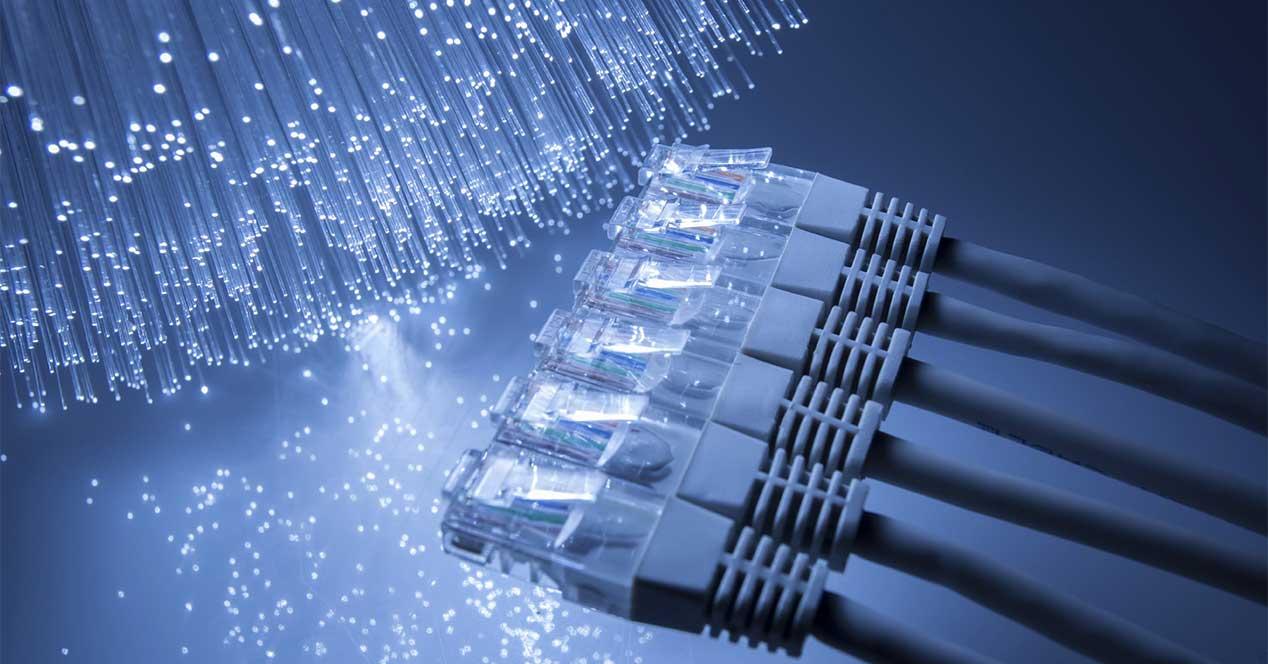 cable ethernet fibra optica
