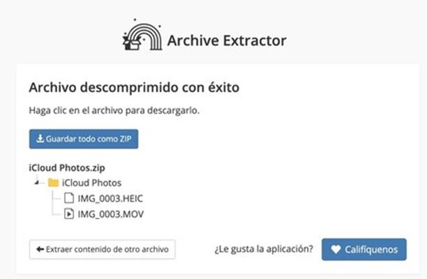 Extract.me archivos