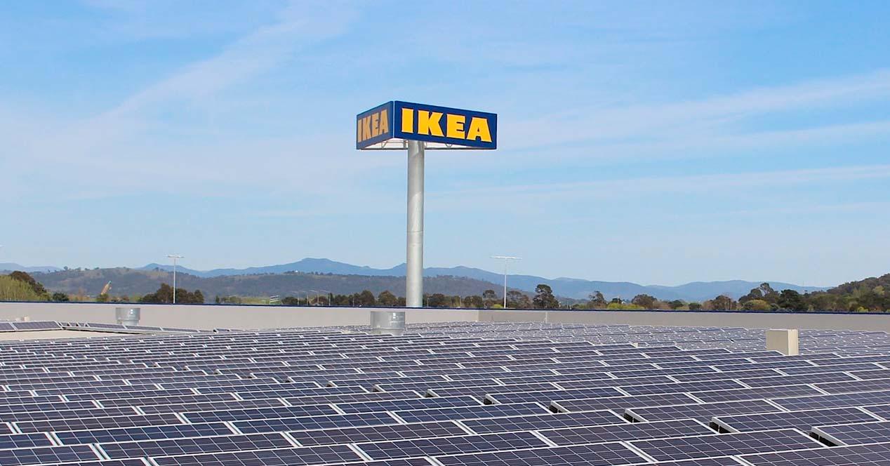 Paneles solares de Ikea