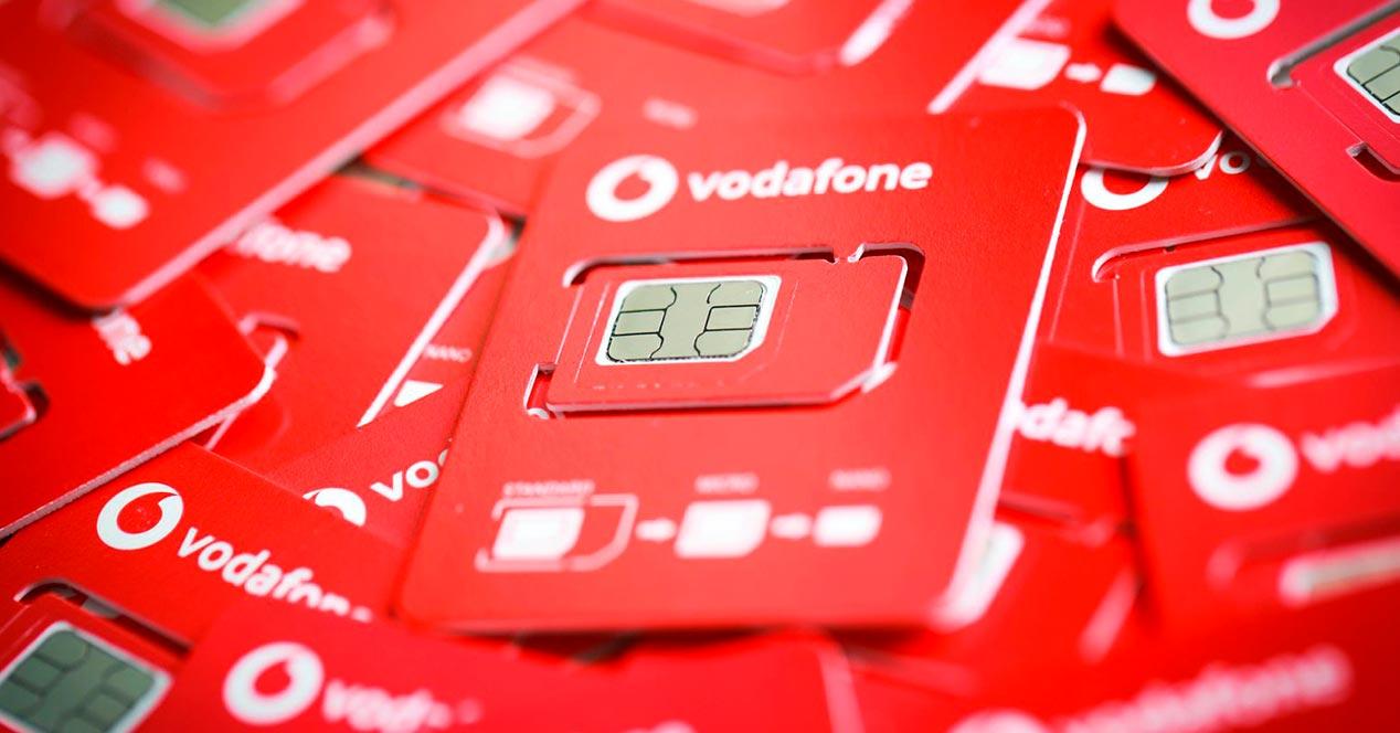 Tarjetas SIM Vodafone