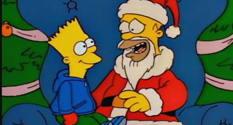 NEW Bart & Marge 6-Pack 42609-IP24 THE SIMPSONS Christmas Clings Homer 