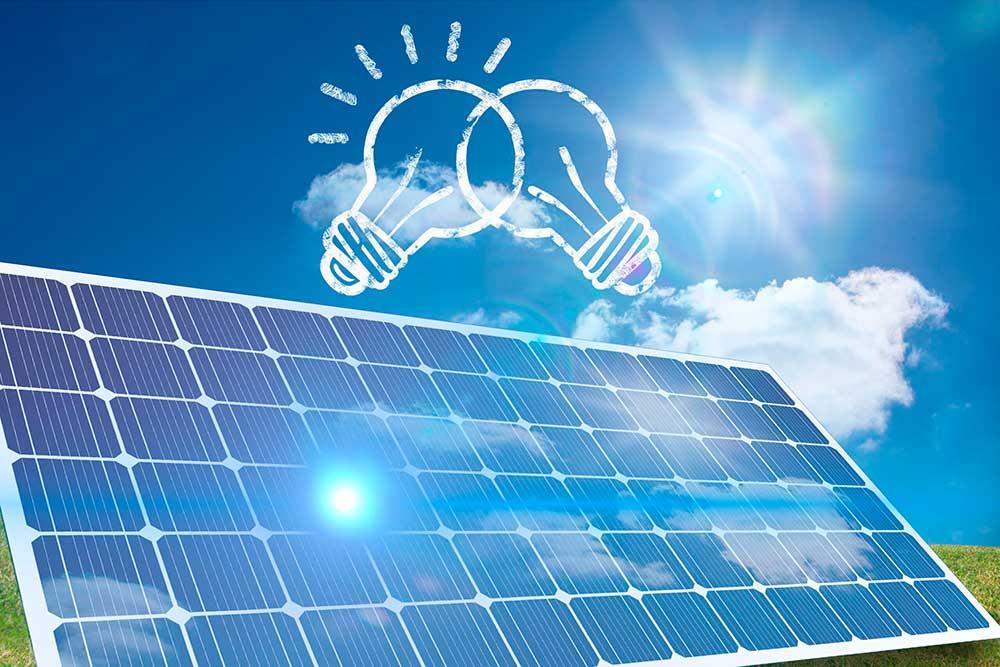 Energía de un panel solar