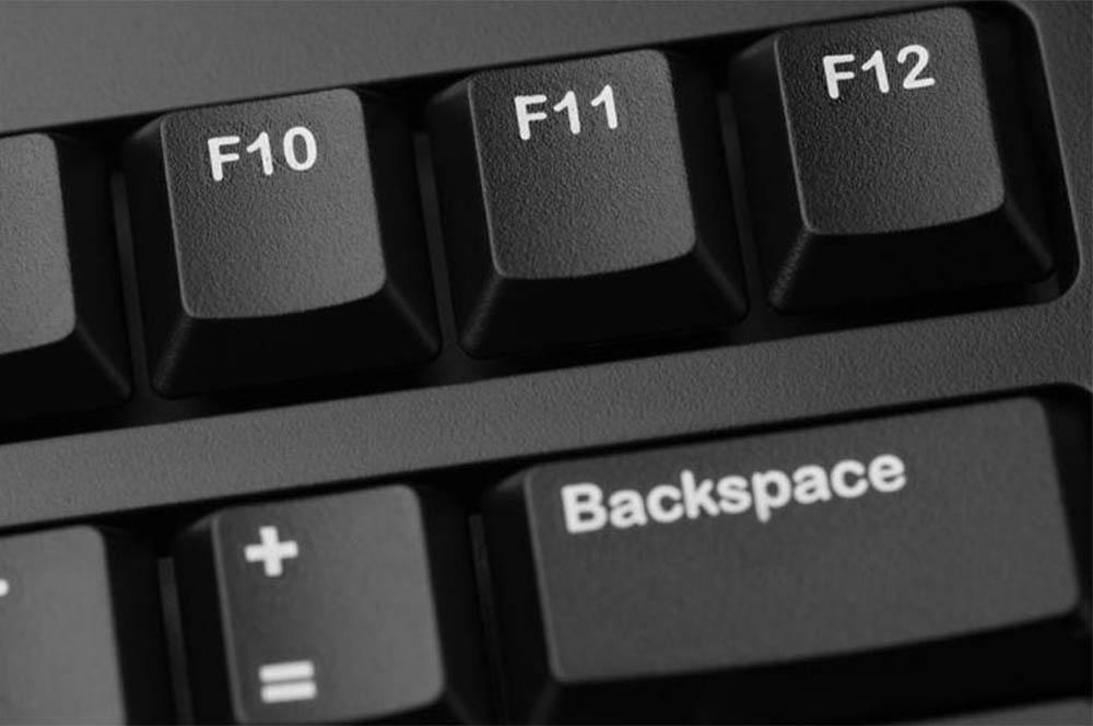 f11 en el teclado