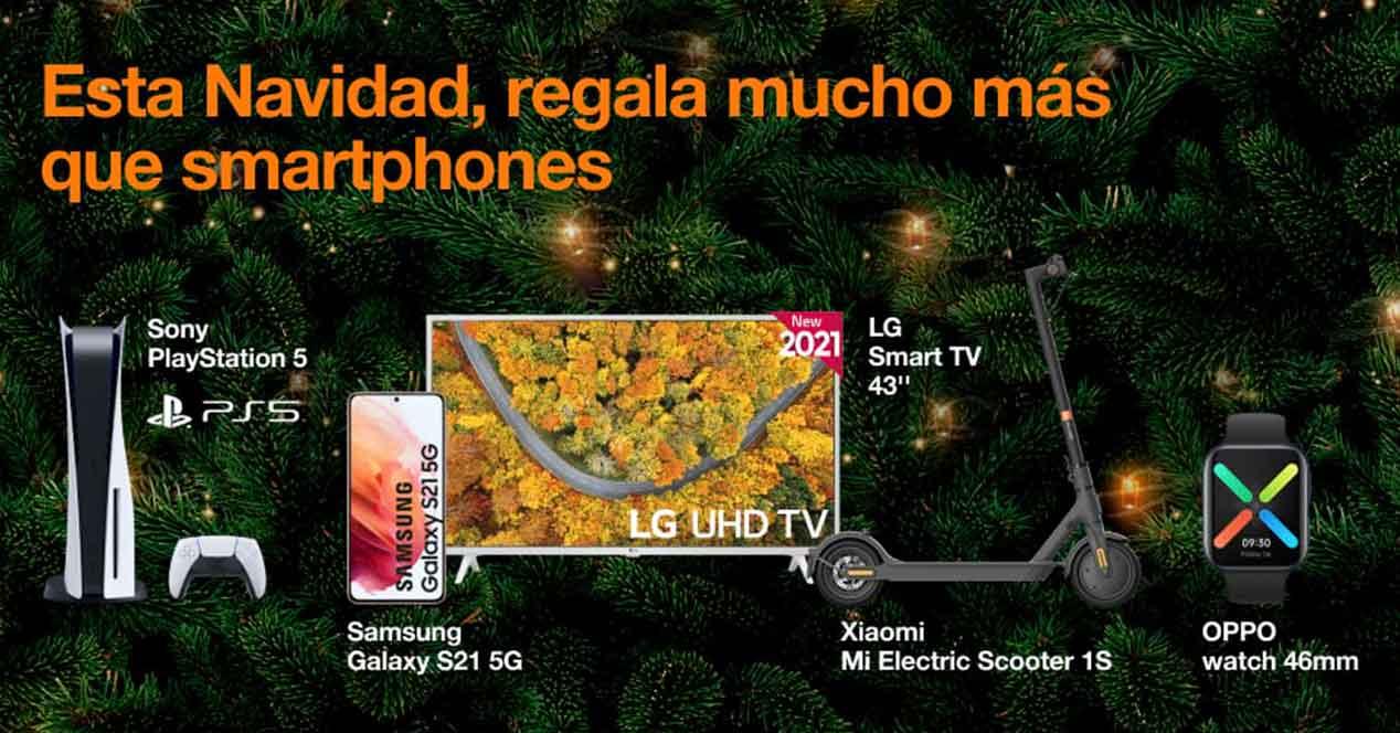 Oferta de dispositivos por Navidad de Orange