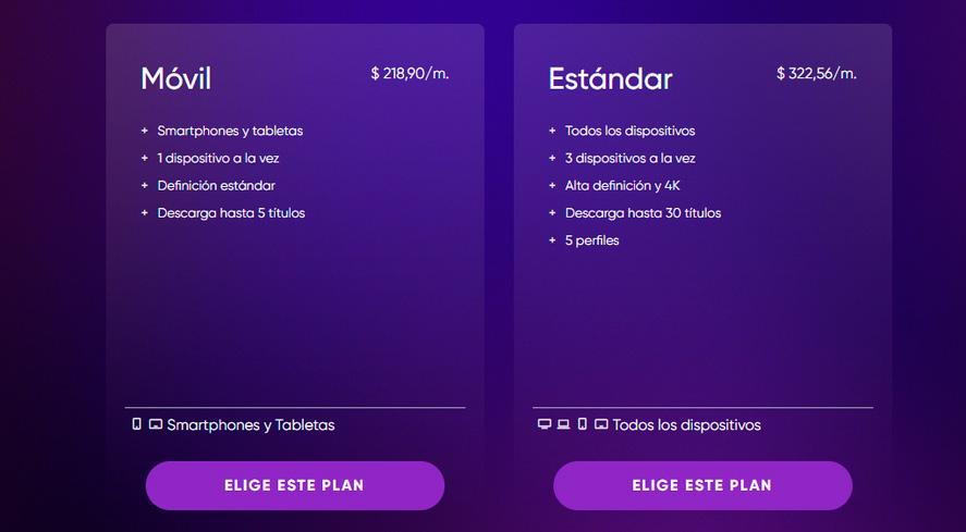 Precio del plan móvil de HBO Max en Argentina