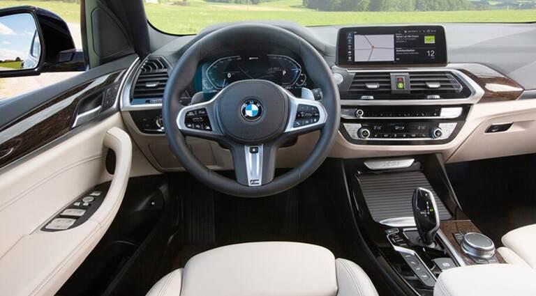 BMW x3 XDrive30e interior