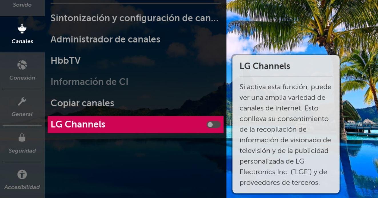 lg channels