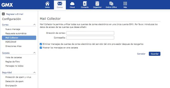 mail collector gmx