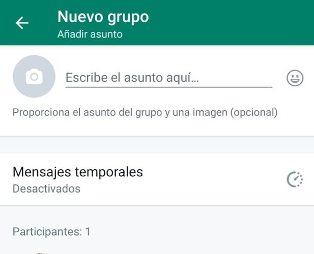 configura grup whatsapp