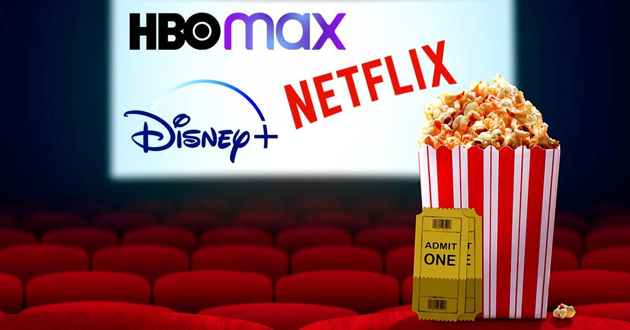 Películas en 4K en HBO Max. Netflix y Disney+