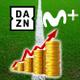 Subida precio DAZN y app en Movistar Plus+