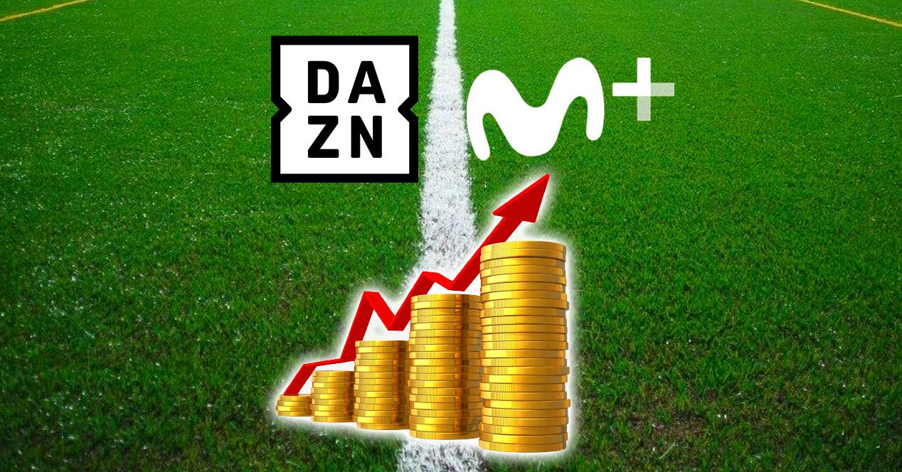 Subida precio DAZN y app en Movistar Plus+