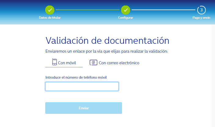 validacion documentacion