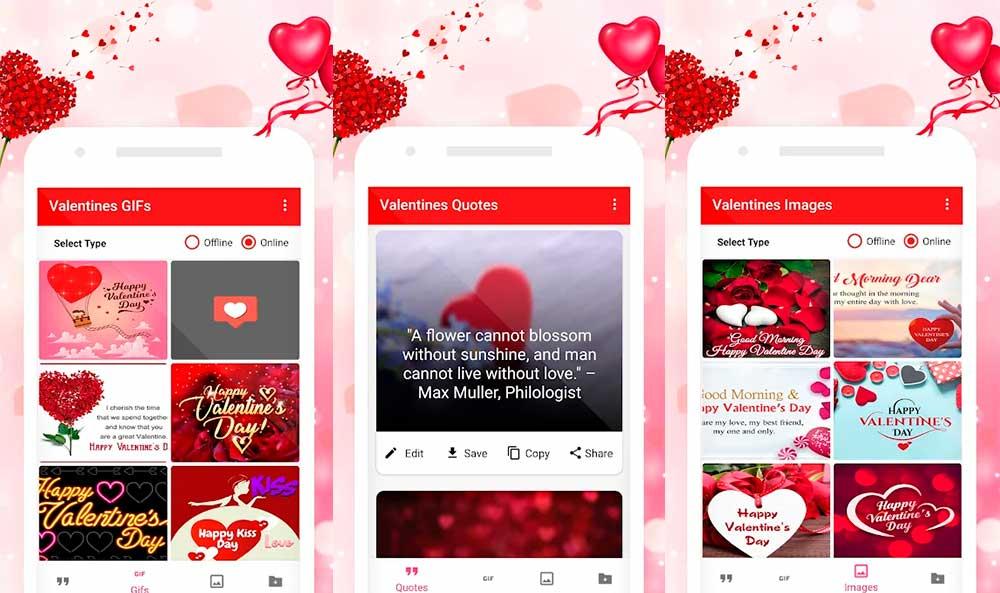 App GIFs San Valentín