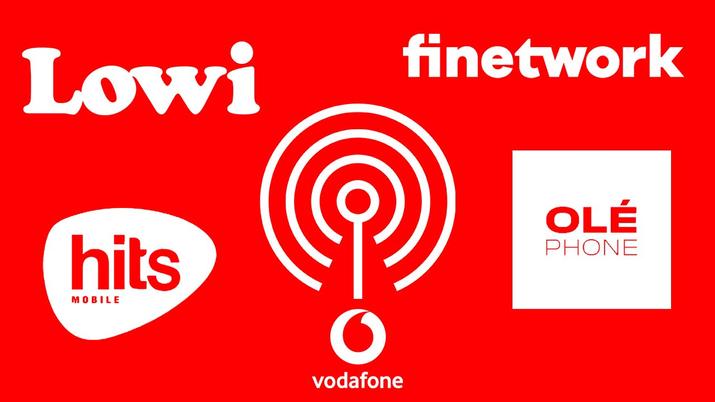 Operadores rood Vodafone