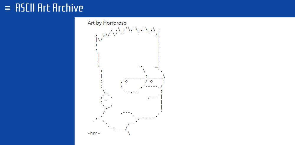 Arte ASCII de Los Simpson en Art Archive