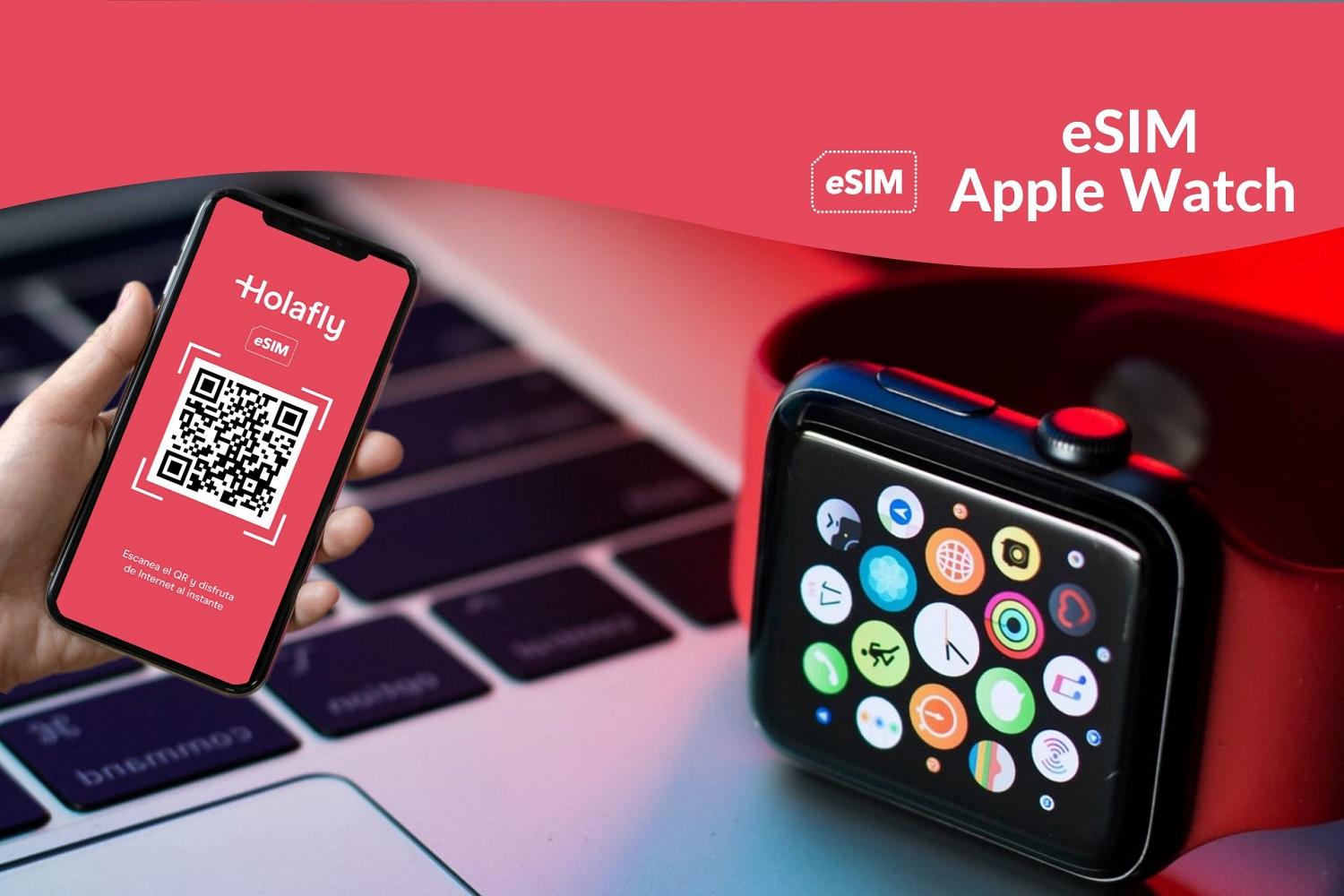 HolaFly eSIM para Apple Watch