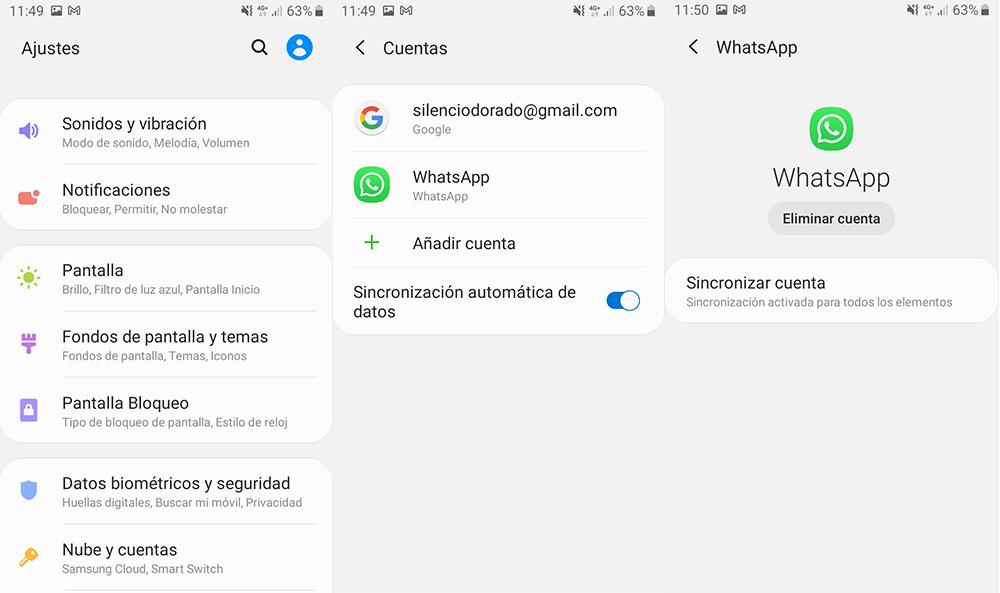 Шаги для синхронизации контактов в WhatsApp