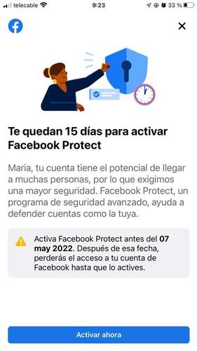 Facebook Beskytt