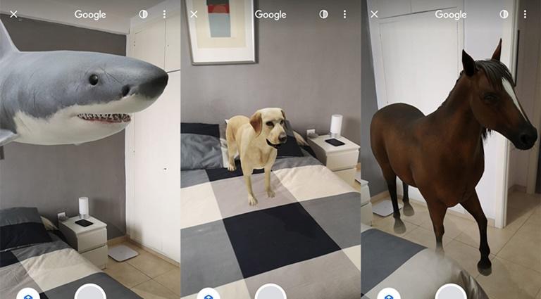 Animales 3D en casa realidad aumentada Google
