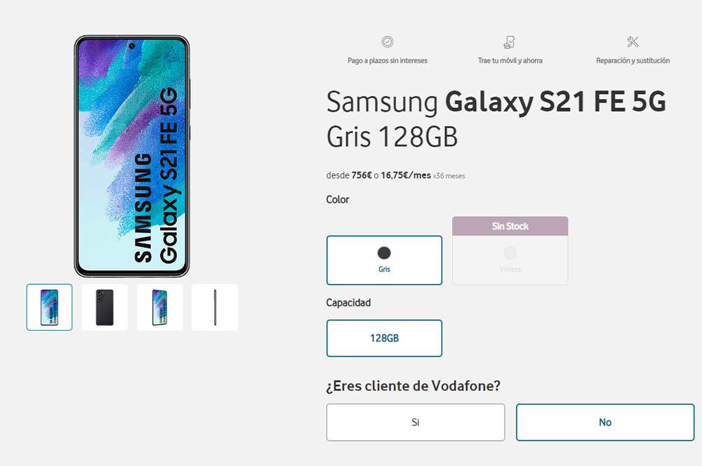 Samsung Galaxy S21 FE   vodafone