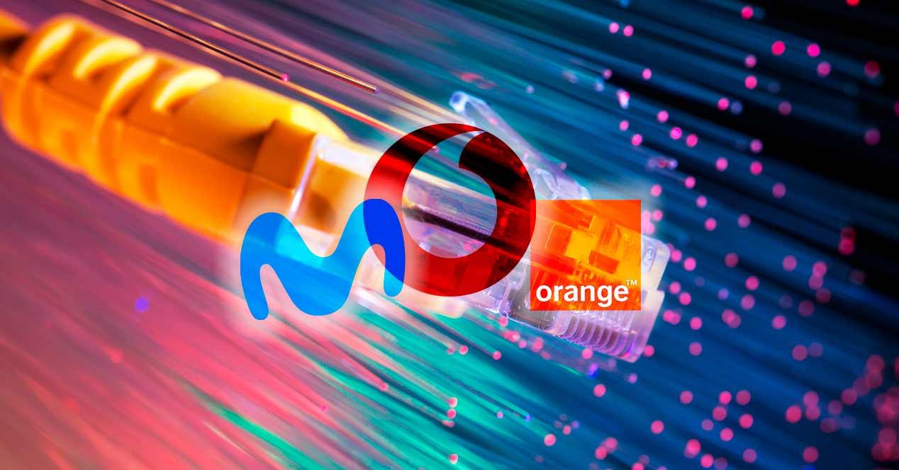 Fibra barata Movistar Orange Vodafone