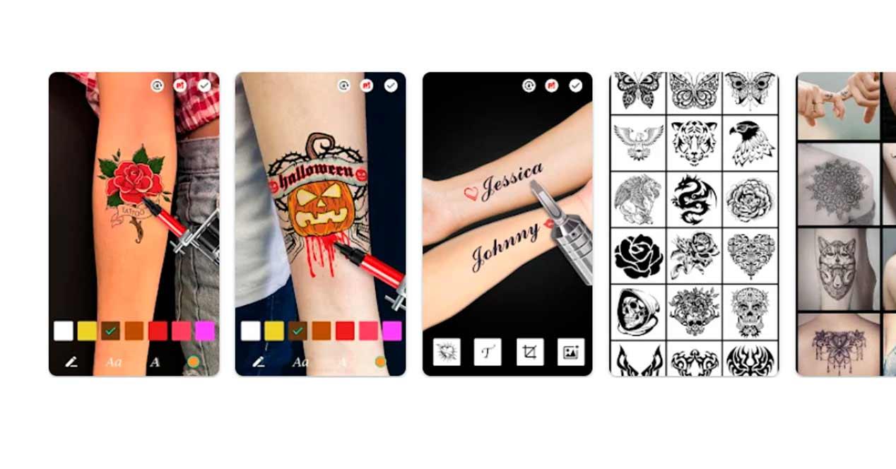 Aplicaciones para diseñar tatuajes gratis desde el smartphone