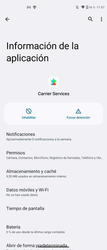Carrier Services Android