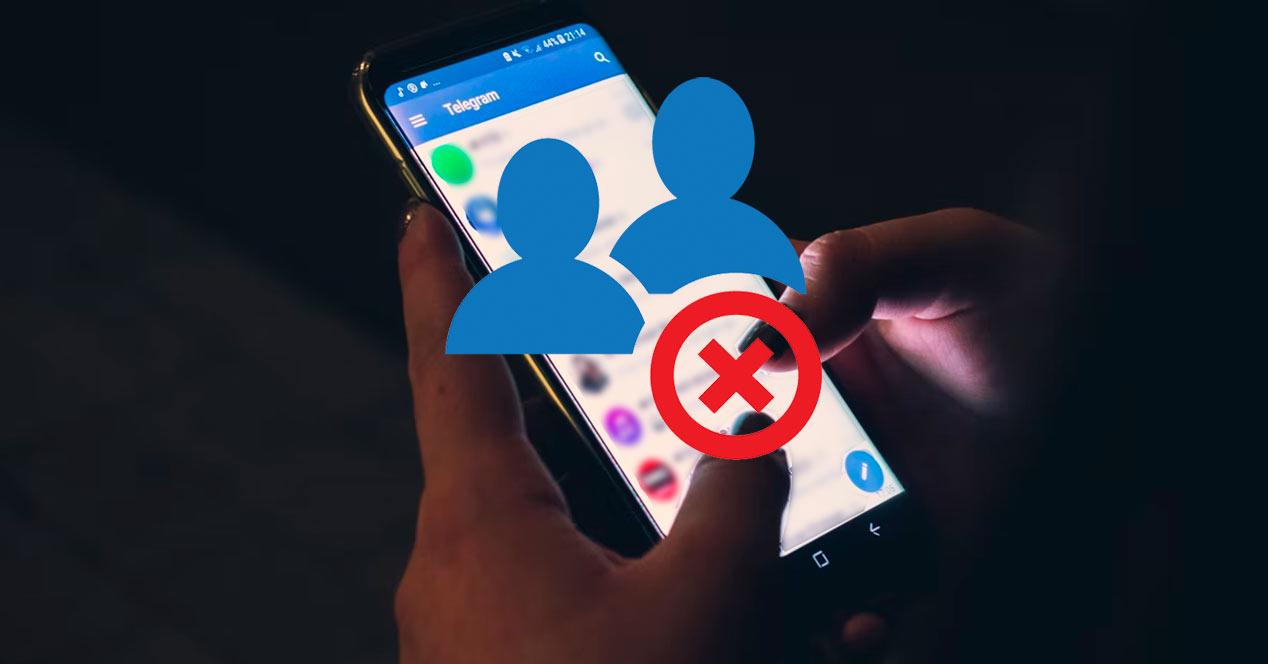 Eliminar contacto Telegram