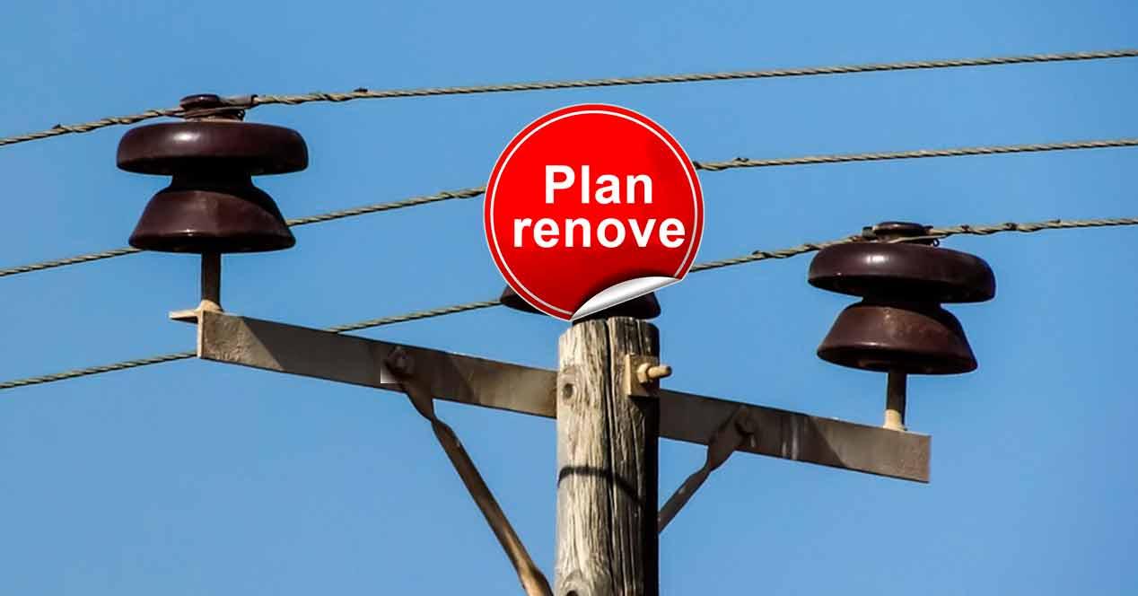 Plan renove postes telefónicos