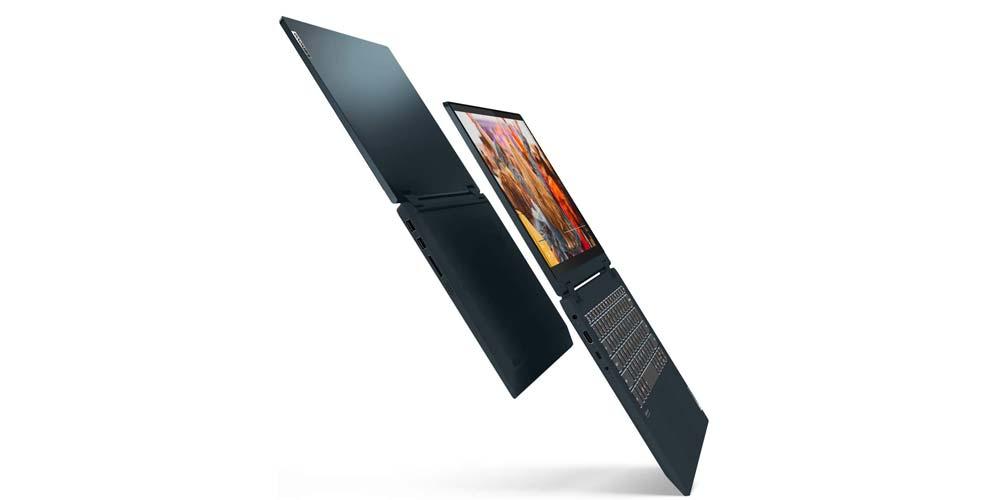 Portátil Lenovo IdeaPad Flex 5 abierto