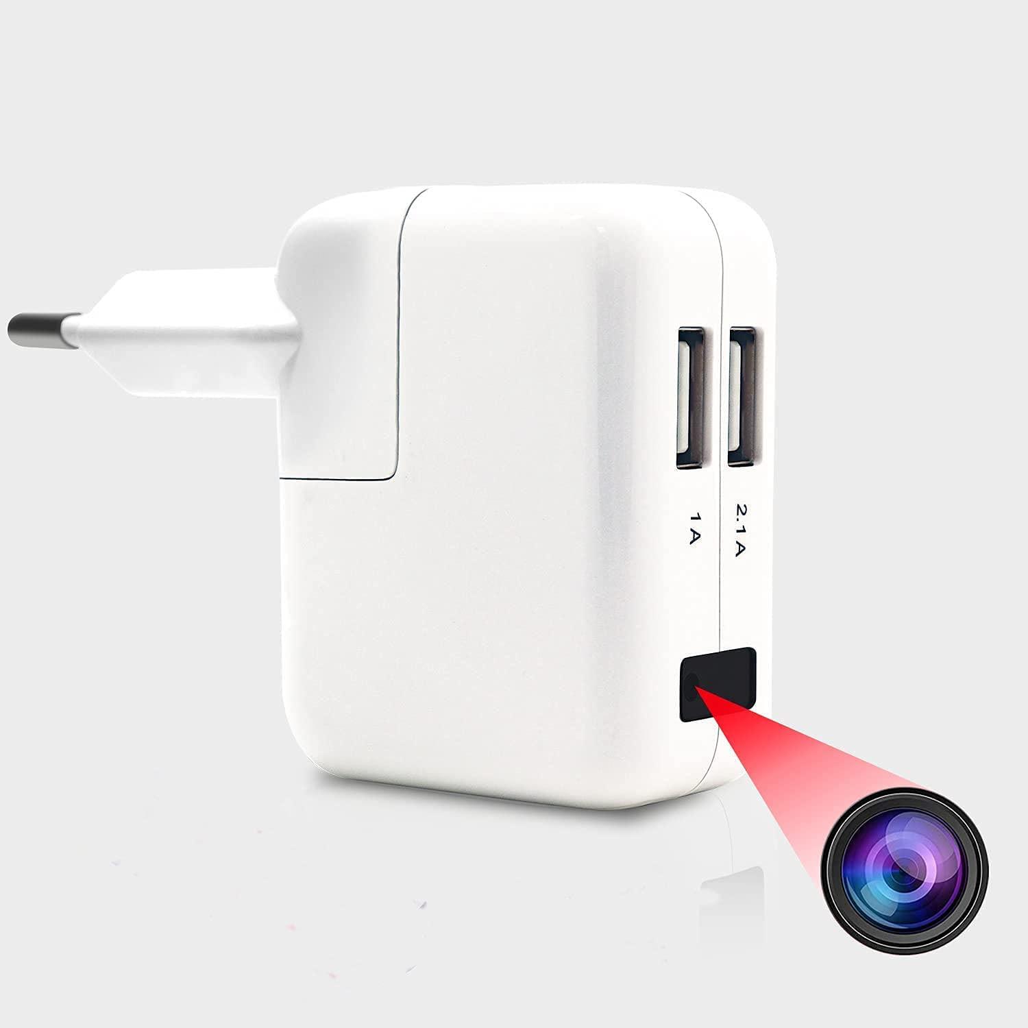 5G Cámara Espía Oculta WiFi, Mini Camaras Espias USB Cargador