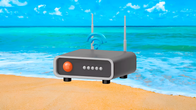 router en vacaciones