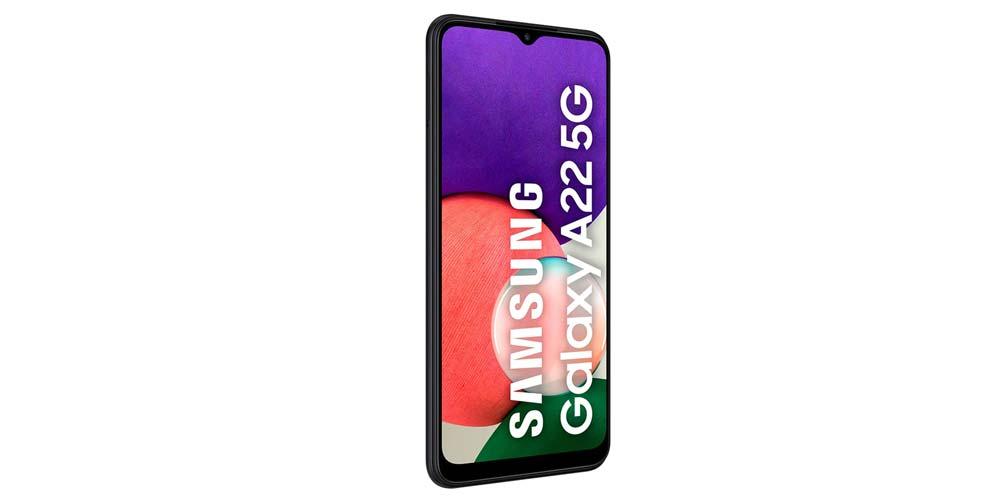 Frontal del Samsung Galaxy A22