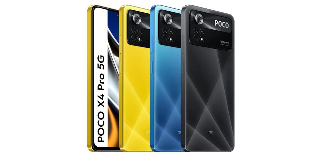Colores del teléfono POCO X4 Pro 5G