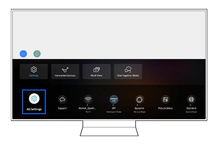 Smart TV settings