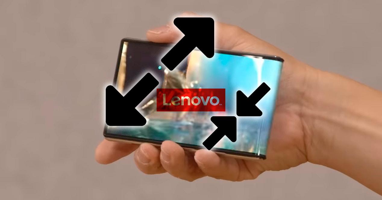 Lenovo pantalla enrollable