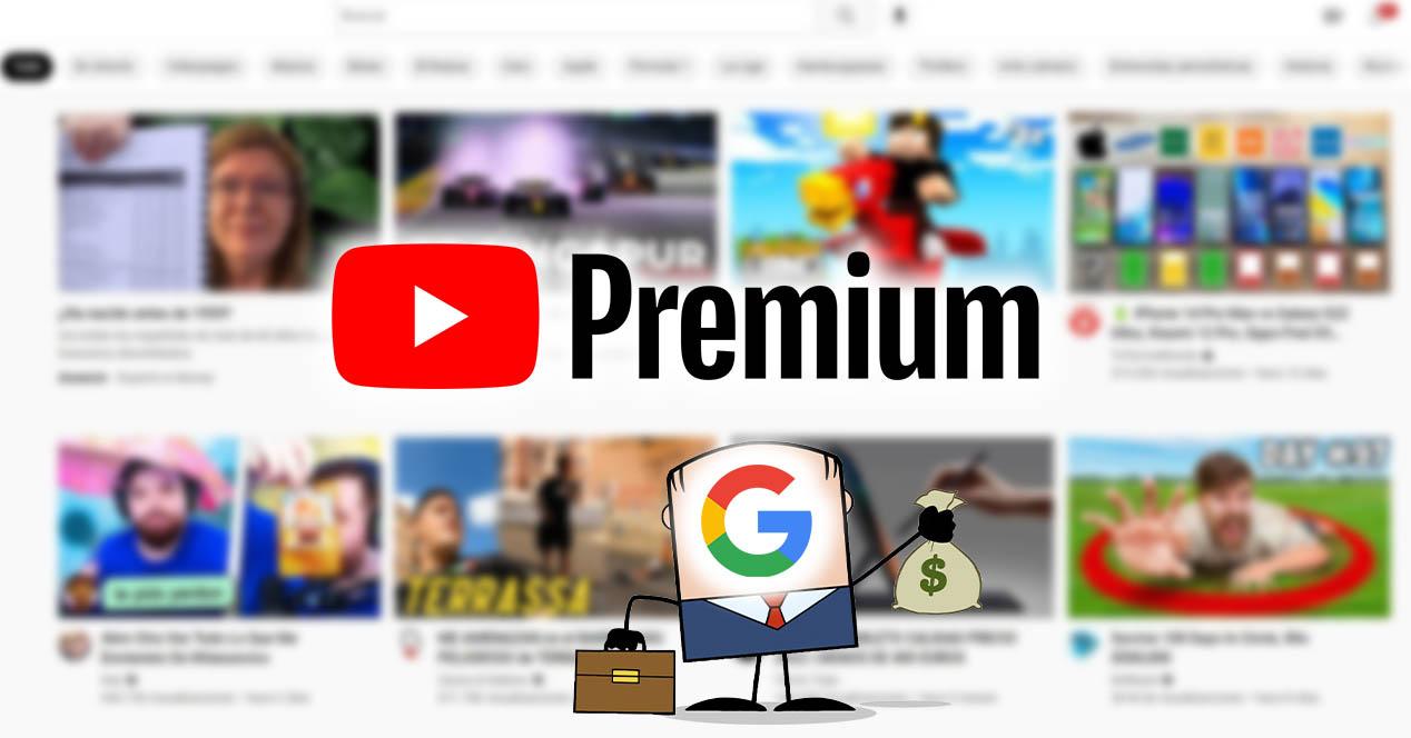 Plan YouTube pagar premium