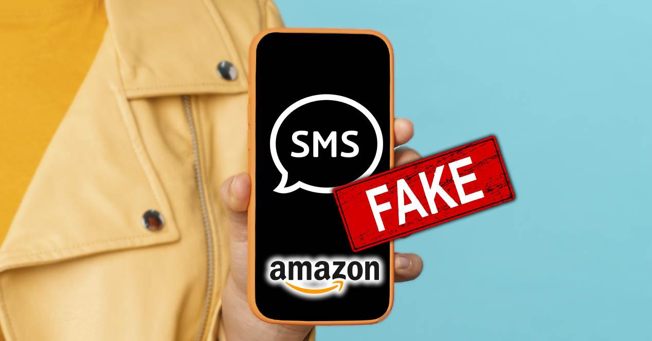 Sms falso Amazon