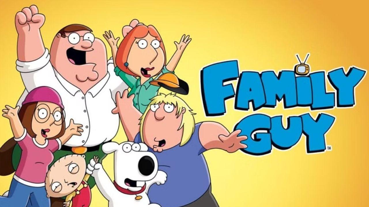 Imagen oficial de la serie Padre de Familia con sus personajes principales