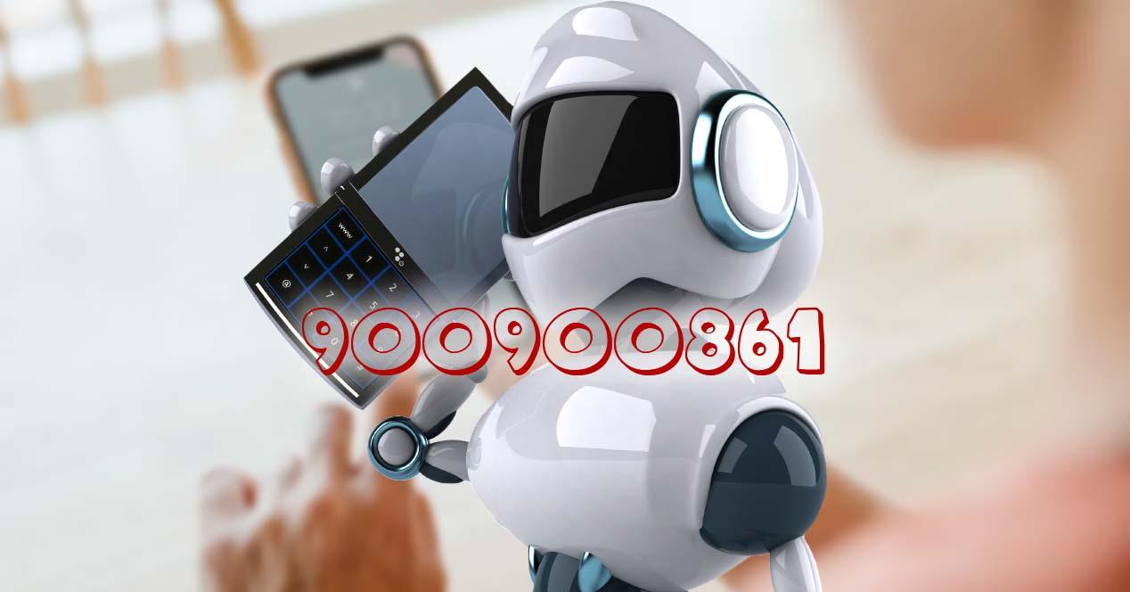 900900861 llamada robot