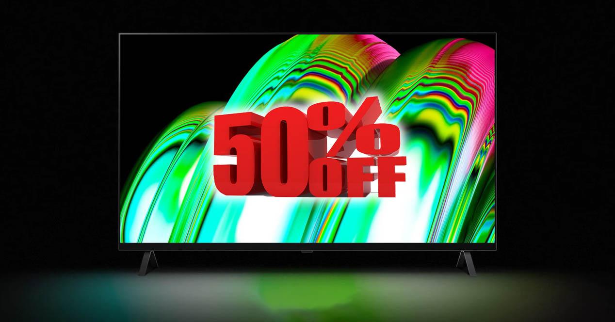 50% descuento Smart TV LG OLED