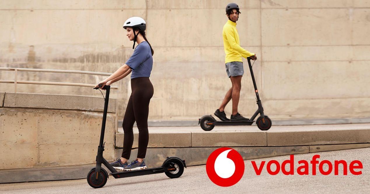 Xiaomi scooter en Vodafone