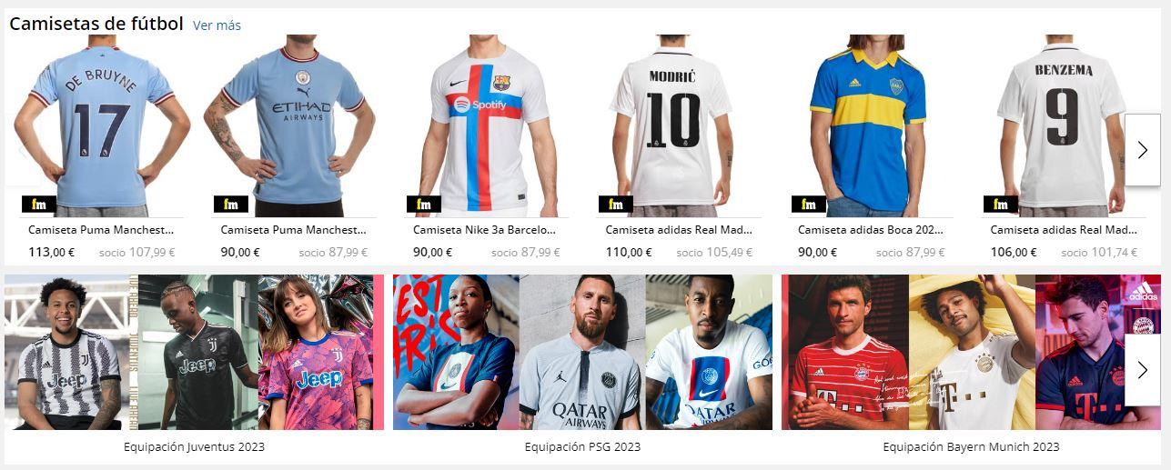 Compra las camisetas de fútbol más originales en estas webs