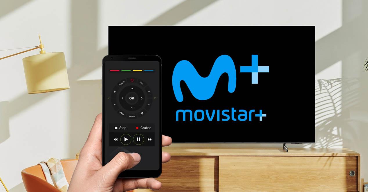 móvil mando TV Movistar Plus+