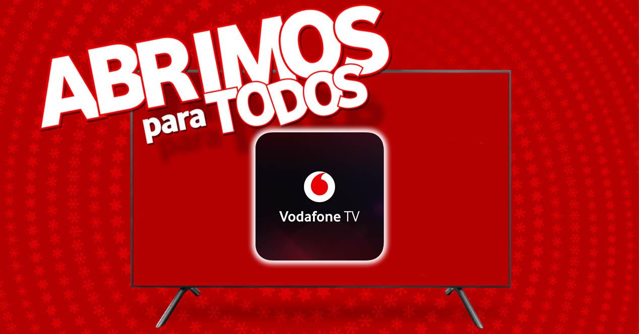 Vodafone TV 5 canales gratis
