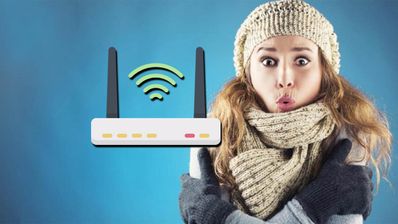 frío router WiFi