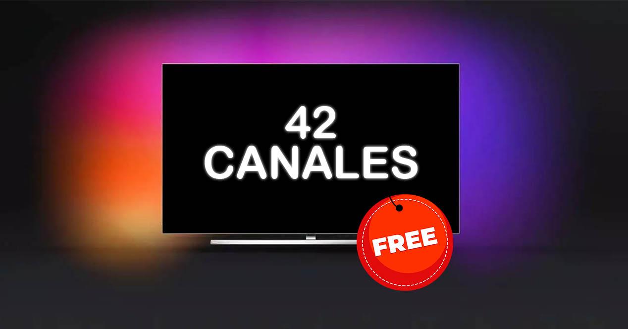 42 canales tv gratis