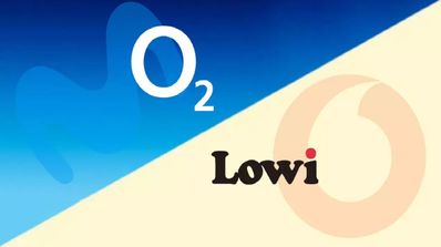 logotipos de o2 y lowi