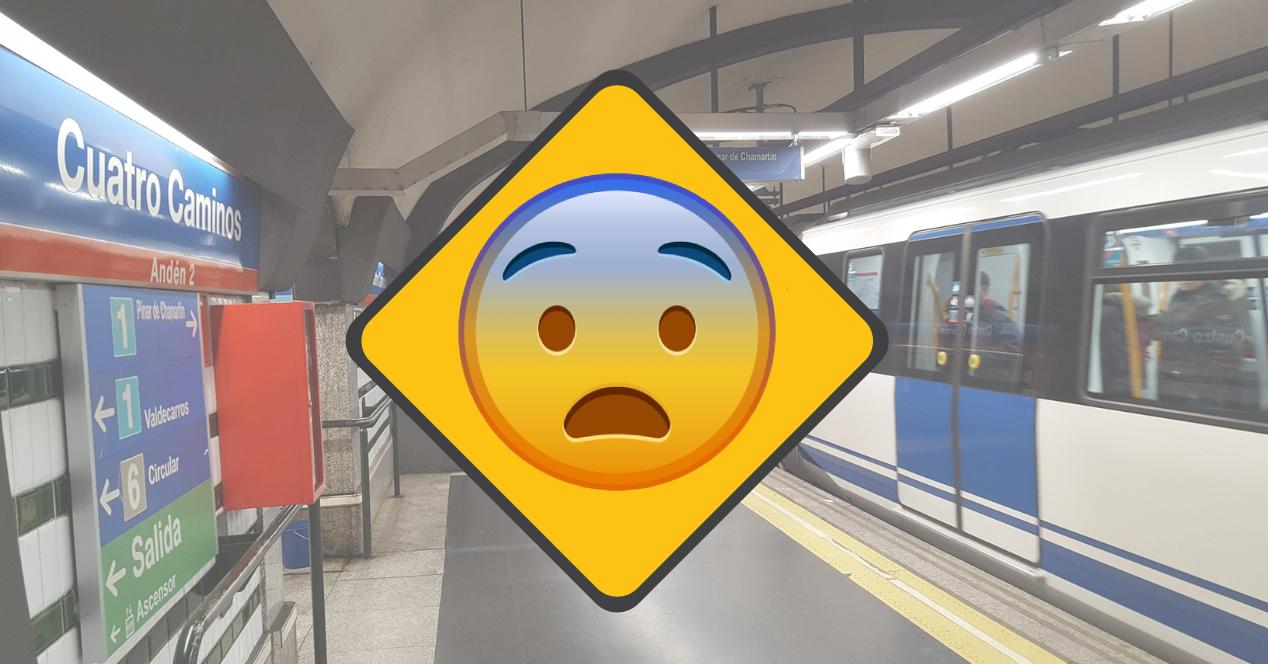 metro Madrid transbordo lento